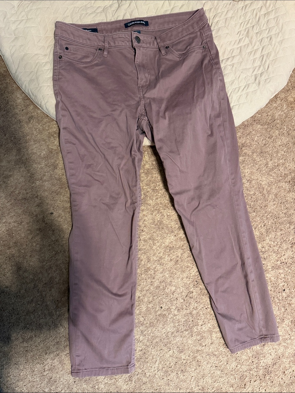 Calvin Klein Women's Skinny Jeans in Mauve